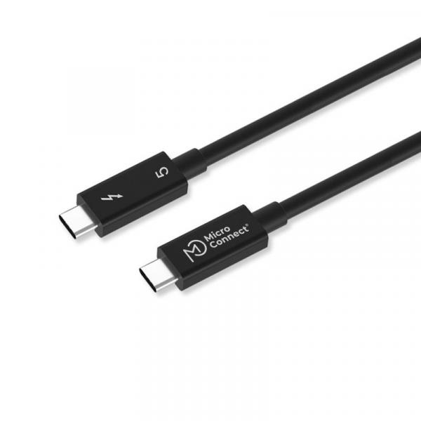 MicroConnect Premium Thunderbolt 5 Cable, 80 Gbps, 240W, 16K60Hz, 1m