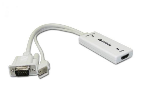 SANDBERG VGA + Audio to HDMI Converter