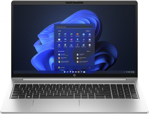 HP ProBook 455 G10 kannettava tietokone, jossa AMD Ryzen 5 7530U -suoritin, 39,6 cm (15,6") Full HD 16 Gt:n DDR4-SDRAM-muisti, 512 Gt:n SSD-levy, Wi-Fi 6E (802.11ax), Windows 11 Pro, hopea