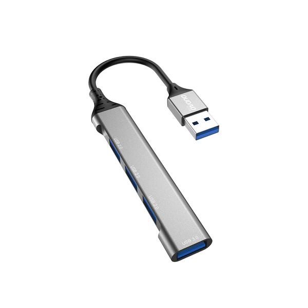 Dudao HUB 4in1 USB-A - 4x USB-A (3 x USB2.0 / USB3.0) 6.3cm black (A16B)