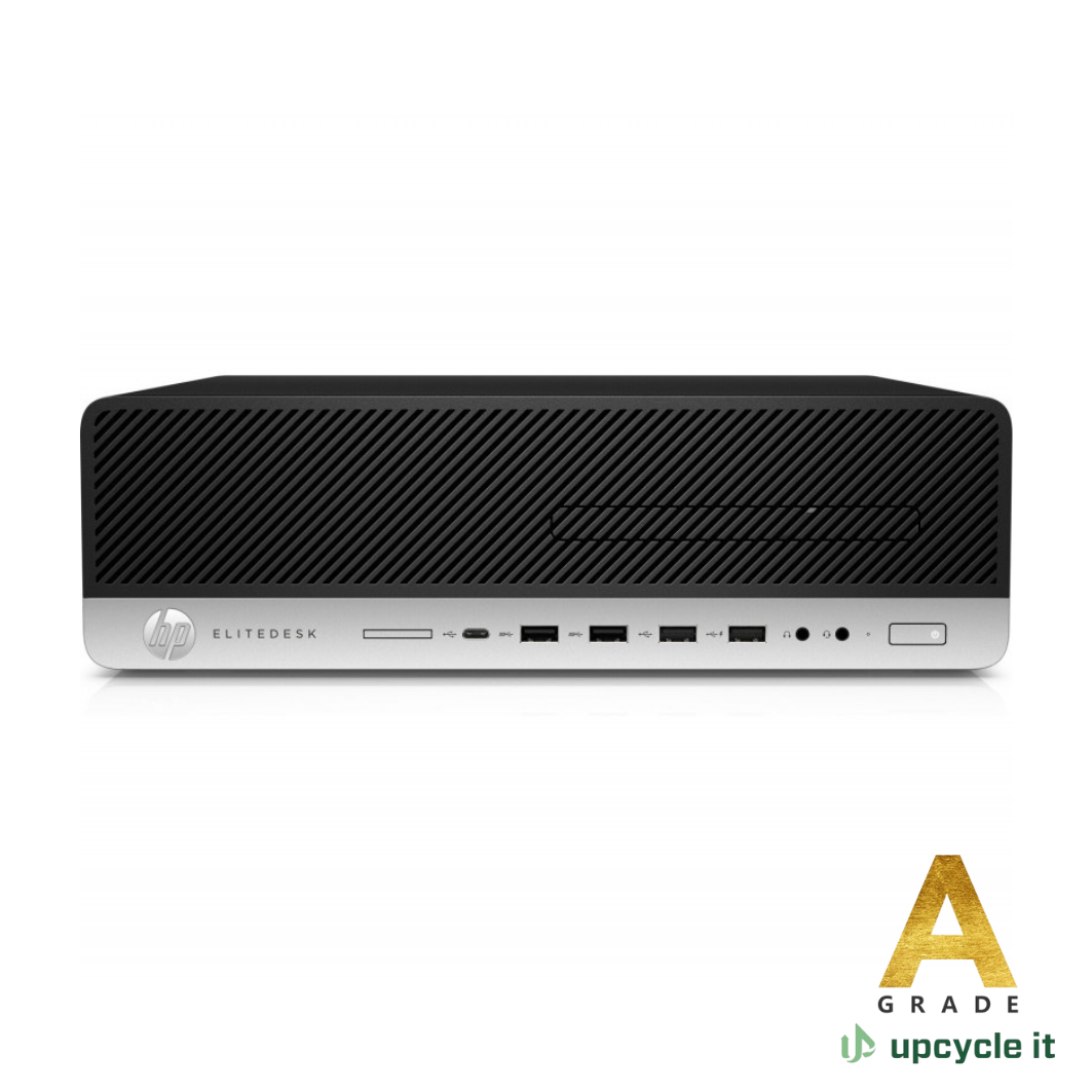 HP EliteDesk 800 G5 SFF i5-9500 16GB 256GB Intel UHD Graphics 630 Windows 11 Pro 2år Refurbished A-grade