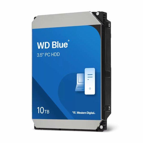 WD Blue - Kiintolevyasema - 10 Tt - sisäinen - 3.5 - SATA 6Gb/s - 7200 kierrosta/min - puskuri 512 Mt