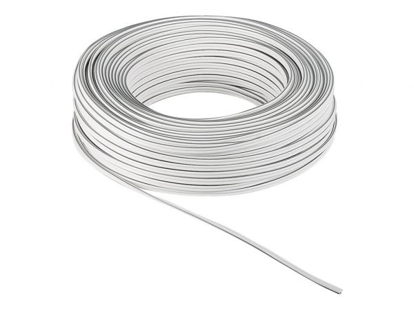 goobay kaiutinkaapeli, valkoinen, 25m, 2x2.5mm, OFC (Oxygen Free Copper)