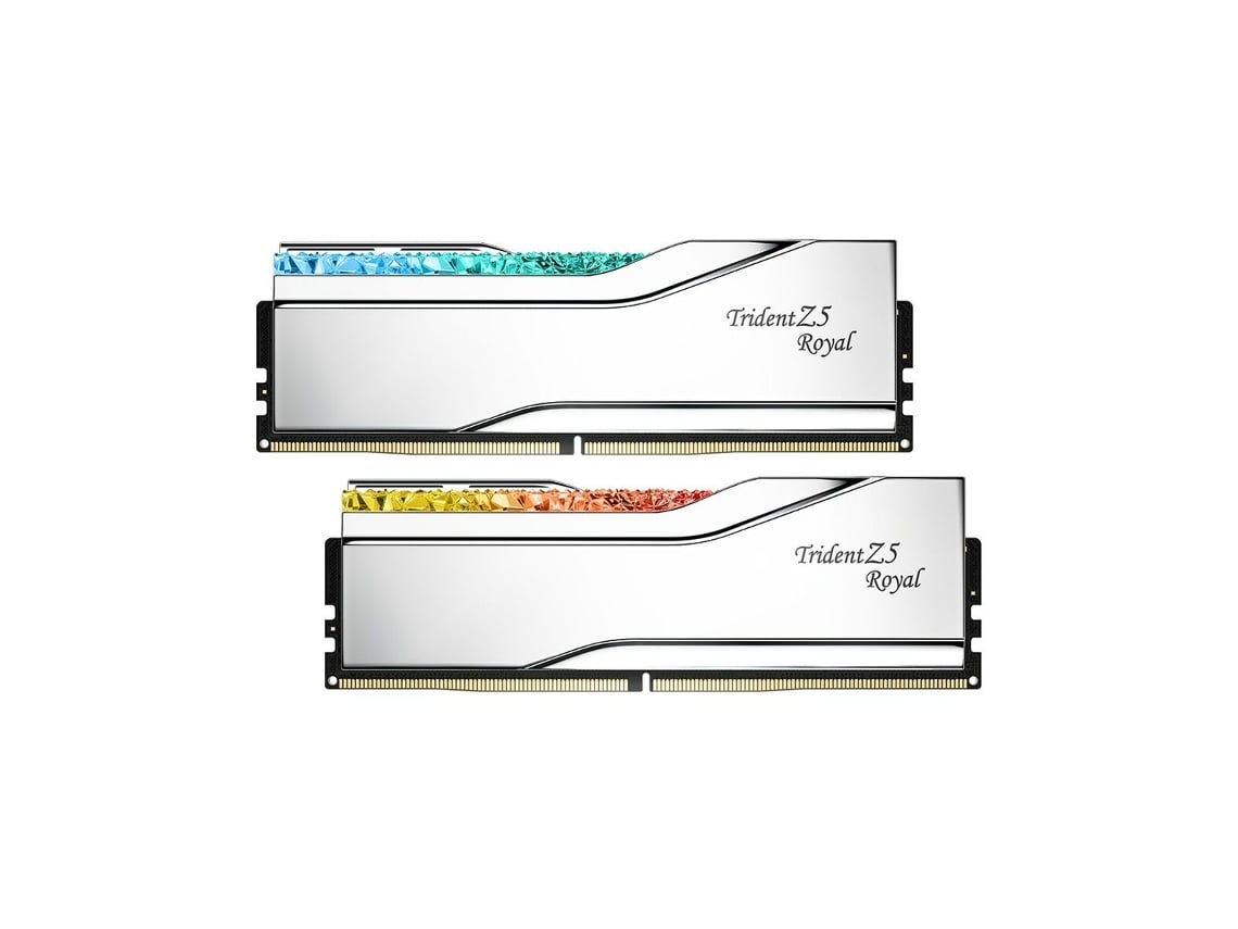 G.Skill 32GB (2x16GB) DDR5 6400MHz Trident Z5 Royal RGB Silver CL30 1.4V
