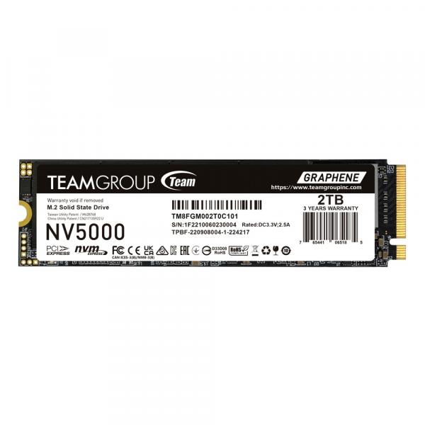 Team Group NV5000 SSD 2TB M.2 PCI Express 4.0 x4 (NVMe)