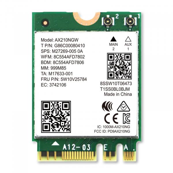 Käytetty m.2 wlan adapteri kannettaviin b/g/n/ac