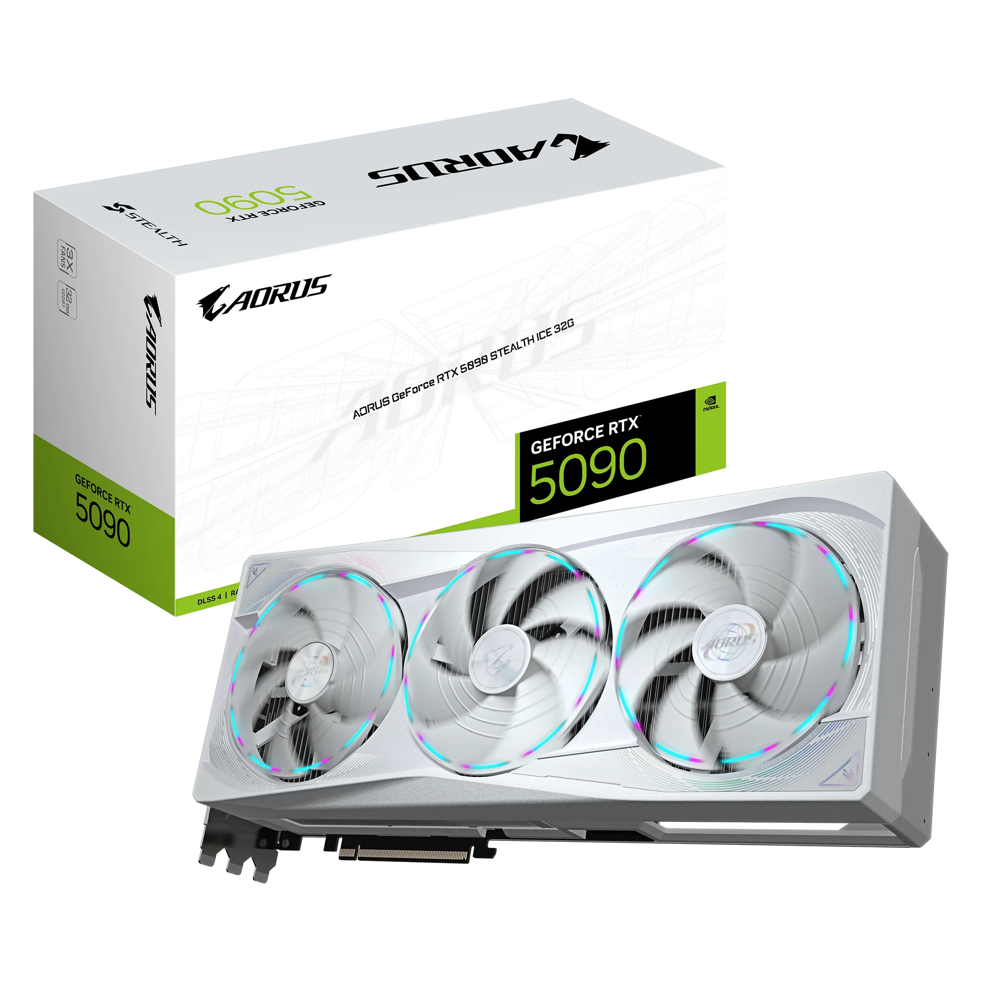 Gigabyte GeForce RTX 5090 32GB AORUS STEALTH ICE