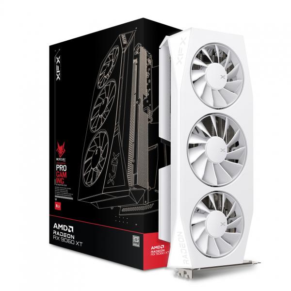 XFX 16GB RADEON RX9060XT Mercury OC Gaming WHITE