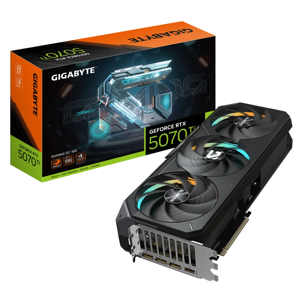 Gigabyte RTX5070 TI Gaming 16GB GDDR7 HDMI 3xDP