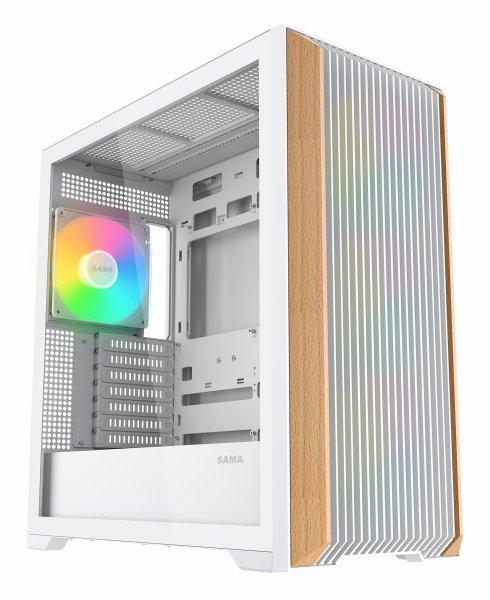SAMA Gears Z60, White ATX Mid-tower Case