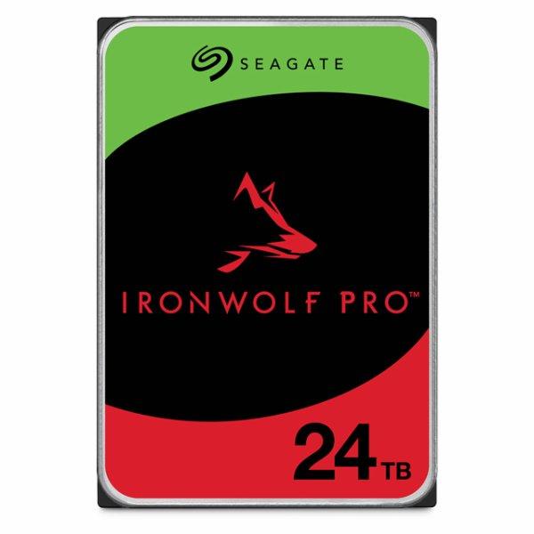 Seagate IronWolf Pro Harddisk ST24000NT002 24TB 3.5 Serial ATA-600 7200rpm - FACTORY REFURBISHED - Tehdaskunnostettu, 1 vuoden takuu