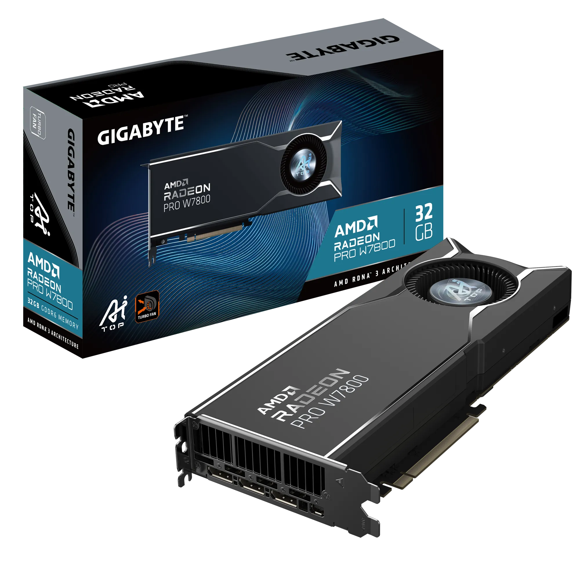 Gigabyte Radeon PRO W7800 AI TOP 32G 32GB