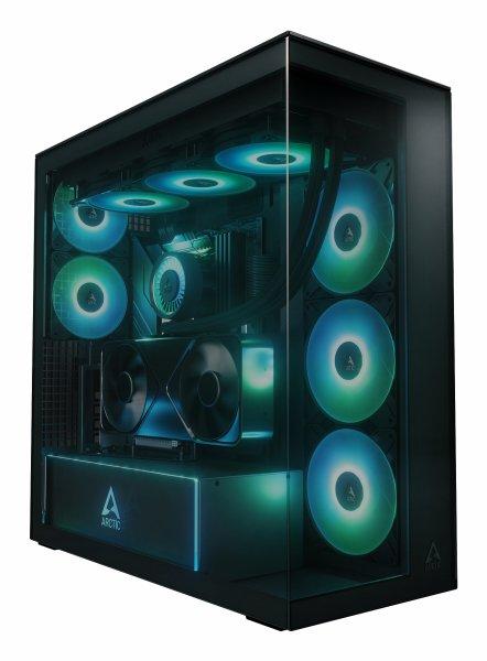 ARCTIC pc case Xtender VG (Black) Premium - Midi - black