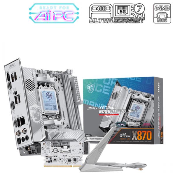MSI MPG X870I EDGE TI EVO WIFI mATX Socket AM5 AMD X870