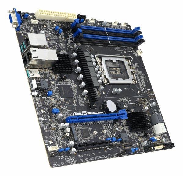 ASUS P13R-M/10G-2T - Emolevy - micro ATX - LGA1700-kanta - C262 Chipset - USB-C 3.2 Gen2, USB 3.2 Gen 1 - 2 x 10 Gigabit LAN - onboard graphics
