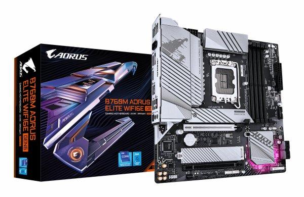 Gigabyte B760M Aorus Elite WiFi6E Gen5 (B760,S1700,mATX,DDR5