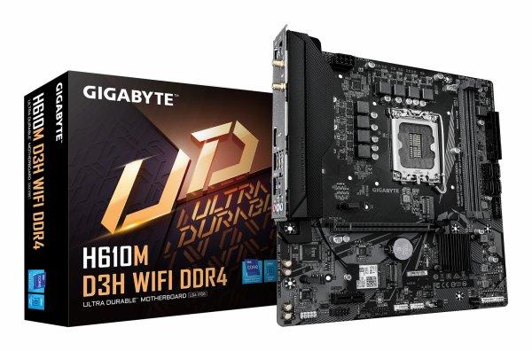 Gigabyte Motherboard - Supports 14Th Gen. Intel Core Cpus, 6+1+1 Phases Vrm, Up To 3200Mhz Ddr4, 2Xpcie 3.0 M.2, Wifi 5, 1Gbe Lan, Usb 3.2 Gen 1