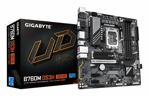Gigabyte B760M DS3H GEN5 Micro ATX LGA1700 sokkel Intel B760