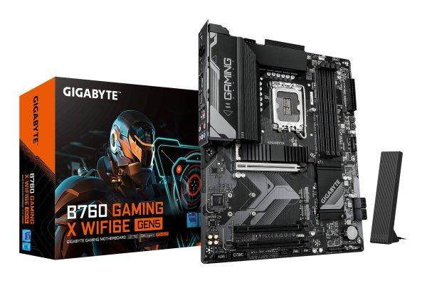 Gigabyte B760 Gaming X Wifi6E Gen5 Motherboard - Supports 14Th Gen. Intel Core Cpus, 8+1+1 Phases Vrm, Up To 5600Mhz Ddr5, 3Xpcie 4.0 M.2,