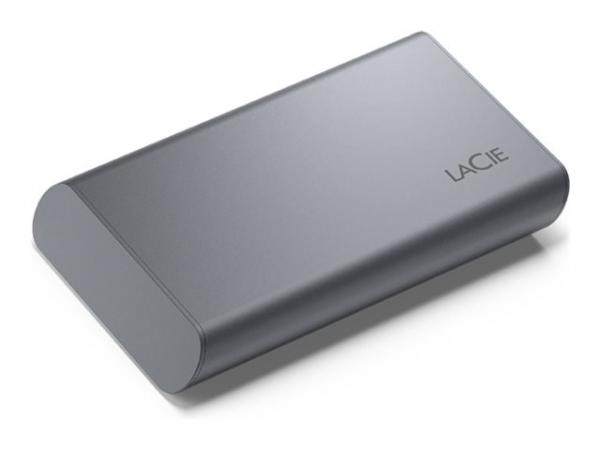 LaCie Mobile Secure SSD STKH1000800 1TB USB 3.2 Gen 2 - FACTORY REFURBISHED - Recertified - 1 vuoden takuu.