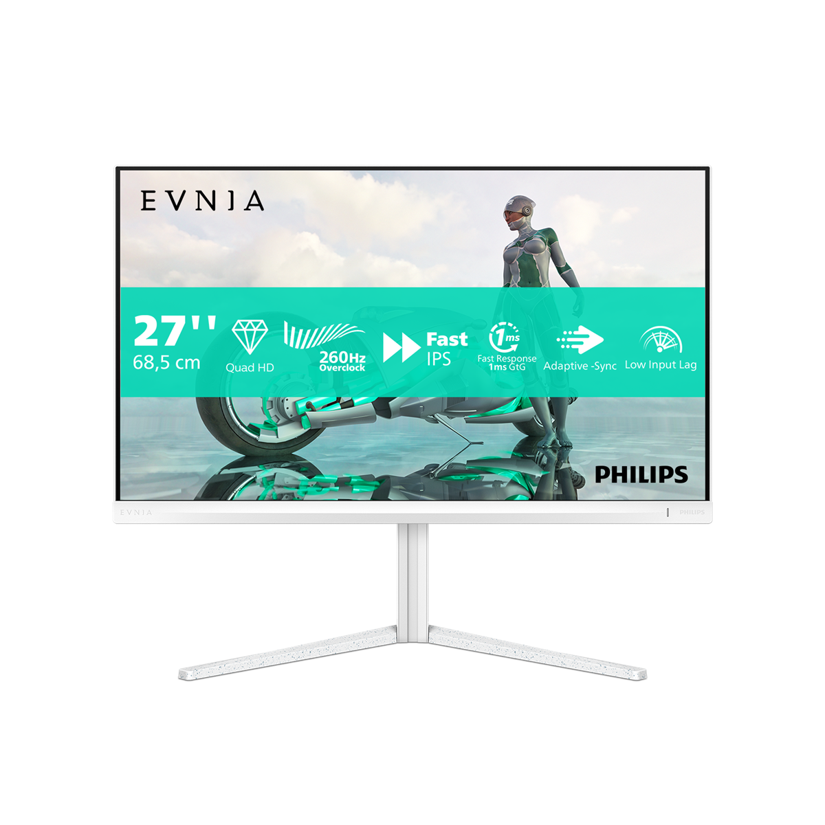 Philips 27M2N3501PA/00 169 QHD Fast IPS 1 ms 260 Hz 68,5 cm/27 (25601440)  HDMI 2.0 DisplayPort 1.4 VESA Black