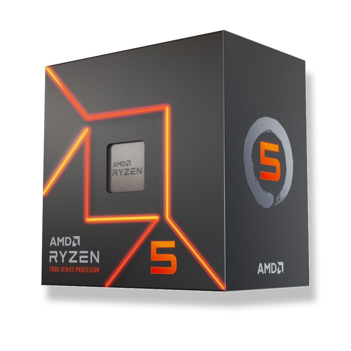 AMD Ryzen 5 7400 3.3GHz 22MB, AM5, 65W, Wraith Stealth cooler