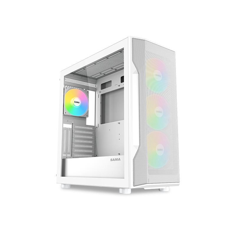 SAMA Gears S40, White ATX Mid-tower Case