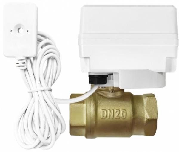 SimPal TY150 WiFi vesiventtiili, Tuya, DN20 vesivuotoanturi 2m kaapeli, IP44