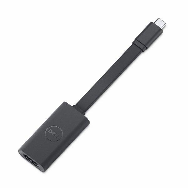 Dell SA124 - Näyttösovitin - USB-C uros to HDMI naaras - tuki 144 Hzn 4K, tukee 8K 60 Hzn (7680 x 4320) virkistystaajuutta (DSC), FEC