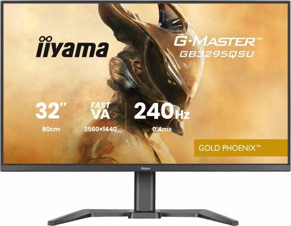 IIYAMA 32iWIDE LCD G-Master Gold Phoenix 2560 x 1440 QHD VA panel LED Bl.FreeSync Premium USB-Hub (2xOut v3.2 + 2xUSB-C(7 5 Watt)) Height Adjust.(15cm) 400cd/m 4000 1D