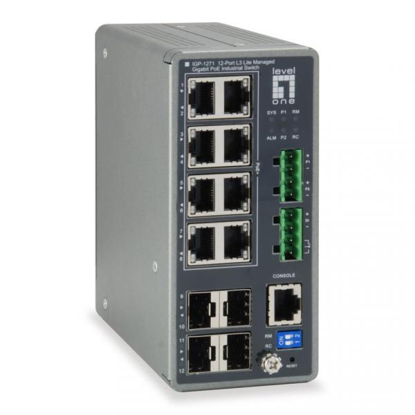 LevelOne IGP-1271 TURING 12-Port L3 Lite Gigabit Switch