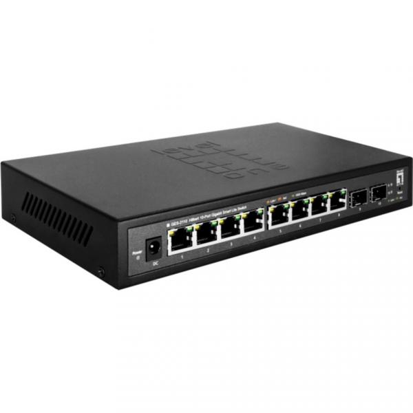 LevelOne Switch  8x GE GES-2110      2xGSFP