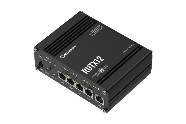 Teltonika RUTX12 4G LTE Cat 6 Dual-Band Wifi Industrial Router