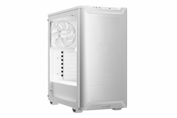 be quiet Pure Base 501 Airflow Midi-Tower, ATX, Tempered Glass - valkoinen