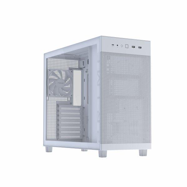 ASUS Case PRIME AP303 with Tempered Glass Panel - WHITE