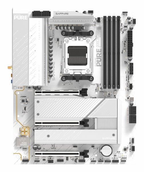 Sapphire Pure B850A WiFi7 Mainboard, AMD B850, Sockel AM5, DDR5