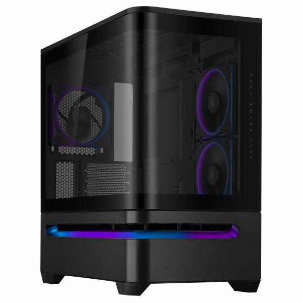 ASUS PRIME AP202 TG ARGB MicroATX/MiniITX CASE Black Edition