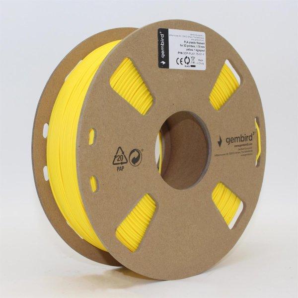 Filament Gembird PLA Yellow | 1,75mm | 1kg