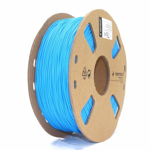Filament Gembird TPE FLEXIBLE Blue | 1,75mm | 1kg