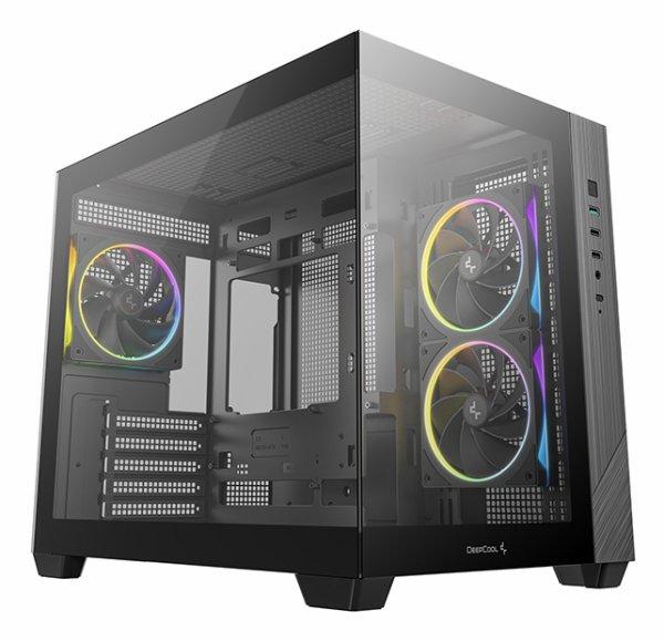 DeepCool CG330 3F Micro ATX Mini ITX ARGB black