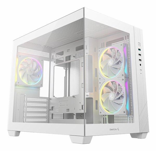 DeepCool CG330 3F WH Micro ATX Mini Tower White