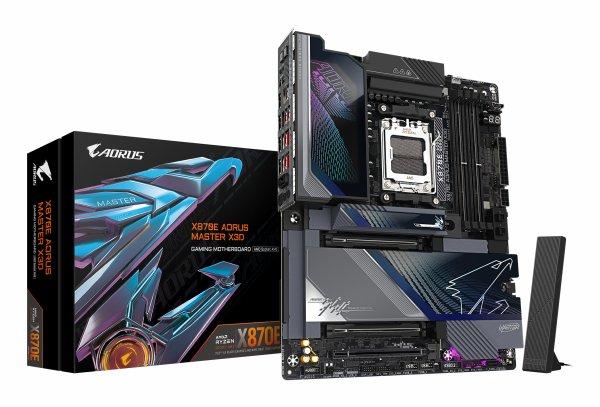 GIGABYTE Mainboard X870E AORUS MASTER X3D - ATX - Socket AM5 - AMD X870E