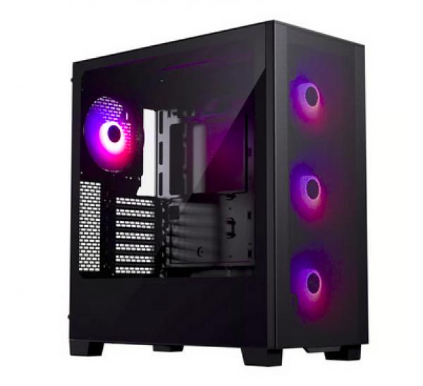 PHANTEKS XT Pro Ultra PC-Kotelo, Midi-Tower, E-ATX, DRGB, karkaistu lasi - Musta, 850 W PSU