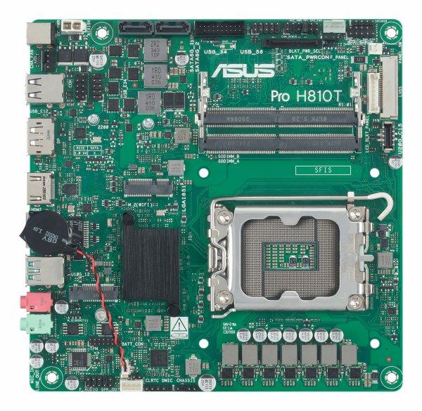 ASUS PRO H810T-CSM (Thin mini-ITX, H810, LGA 1851, DDR5)