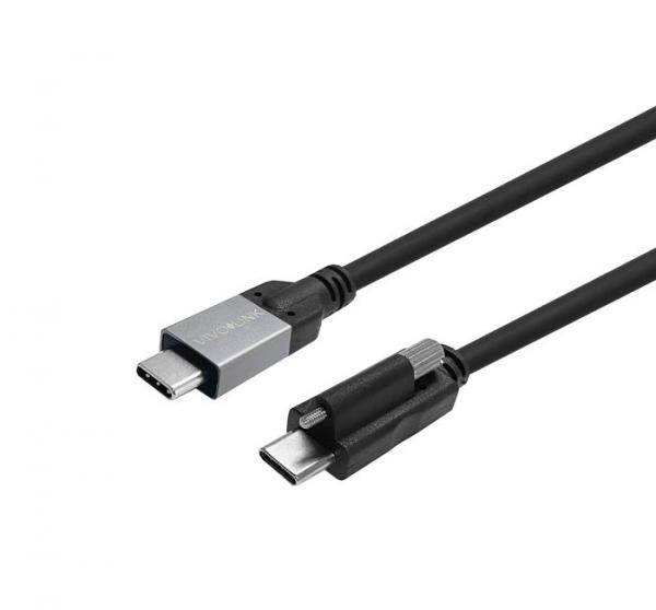 Vivolink USB-C Screw to USB-C Cable 9m Supports 10Gbit Enterprise-tested