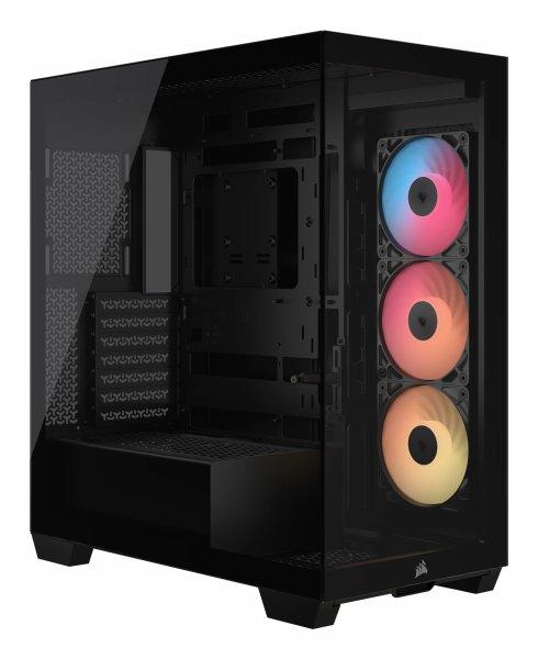 CORSAIR Midi 3500X RSR ARGB (Tempered Glass) Black
