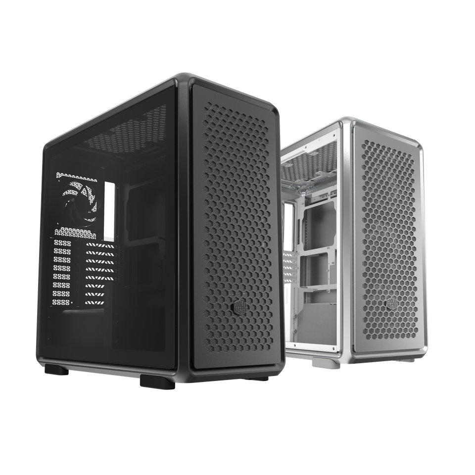 Cooler Master MasterFrame 600 Mesh ARGB PC, Midi-Tower, E-ATX, Tempered Glass - musta