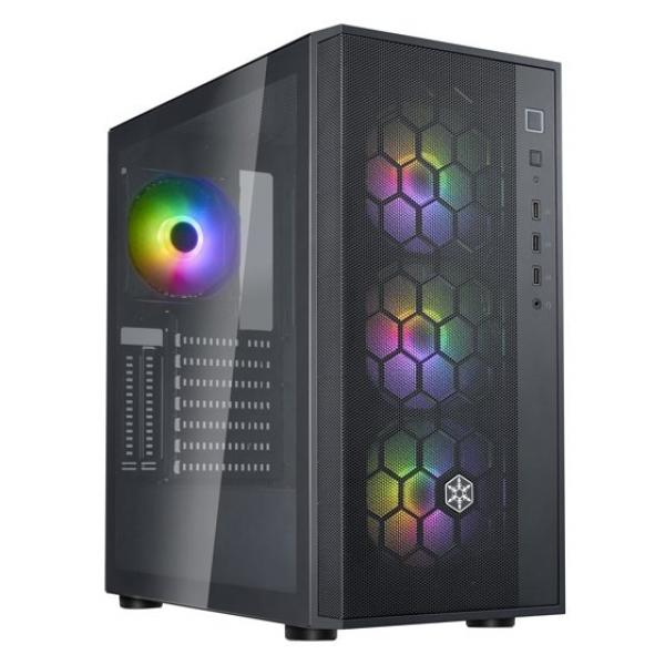 SilverStone Fara R1 PRO V2 Midi-Tower, Tempered Glass - musta