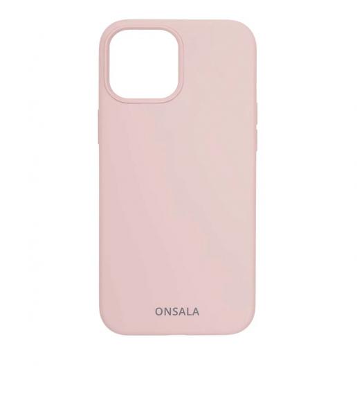 ONSALA Mobilskal Silikon Sand Pink iPhone 13 Mini
