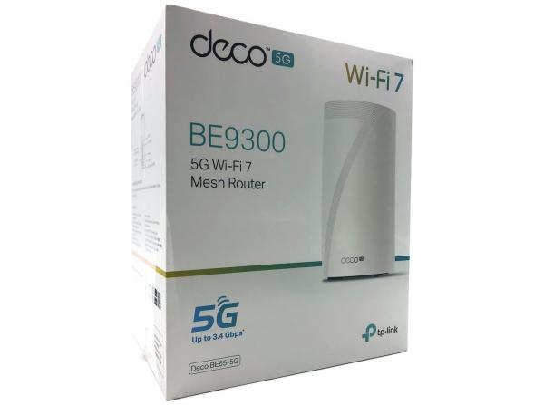 TP-Link Deco BE65 Wi-Fi 7 BE9300 5G Whole-Home Mesh Wi-Fi System (1-pack)
